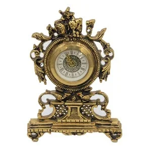 Regulator Clock in Gilded Brass