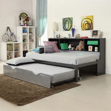 Renell Twin Bed W/Trundle & Storage / 37225T