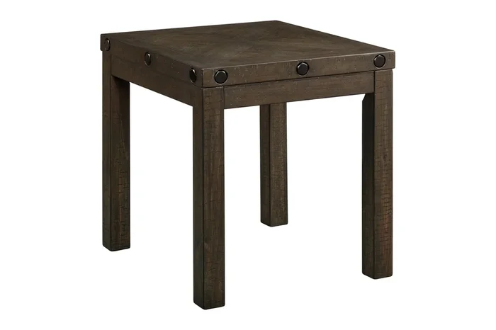 Rio End Table in Charcoal