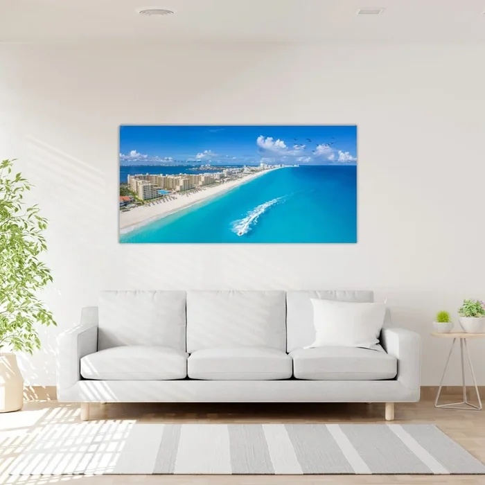 RIPPLE Cancun Landscape View Wall Art Print