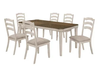 Ronnie Wood Dining Side Chair Rustic Cream (Set of 2) / CS-108052