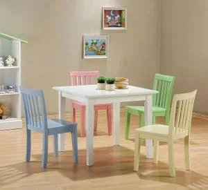 Rory 5-piece Kids Table and Chairs Set Multi Color