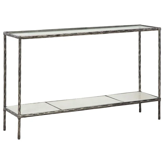 Ryandale – Dark Gray – Console Sofa Table