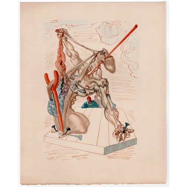 Salvador Dali, Mohammed, 1964, Original Woodcut