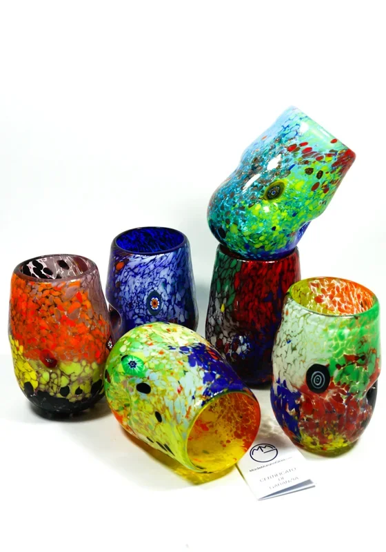 Samba – Set Of 6 Murano Drinking Glasses – Made Murano Glass