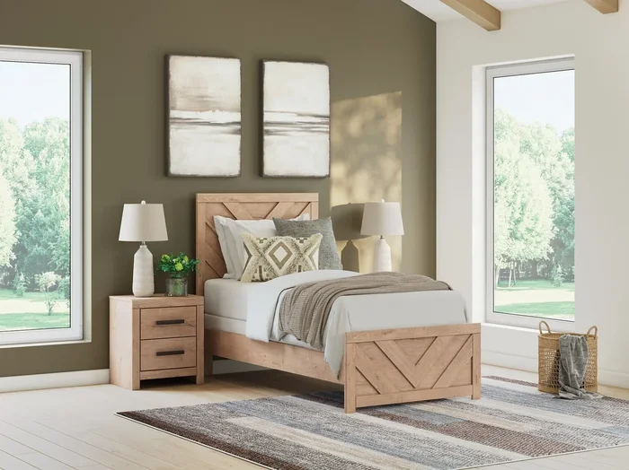 Sanginlane Panel Bed