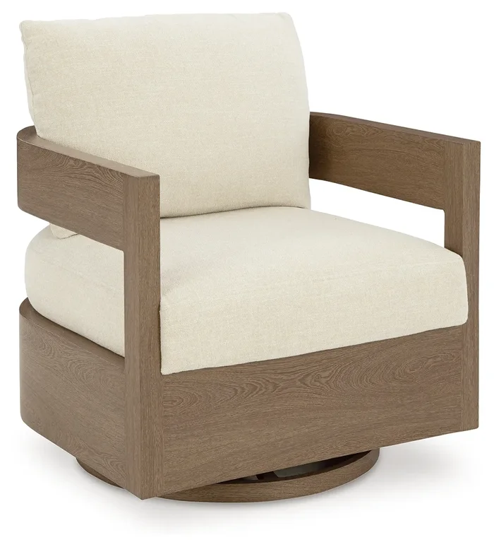 Serene Bay Outdoor Swivel Glider Chair with Cushion P671-821 by Signature Design by Ashley at Old Brick Furniture & Mattress Co.