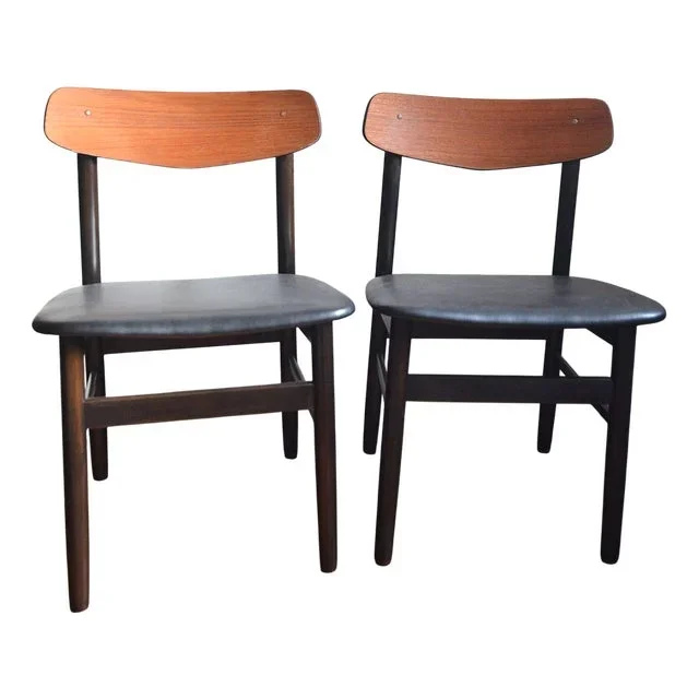Set of Danish Chairs, 1950s