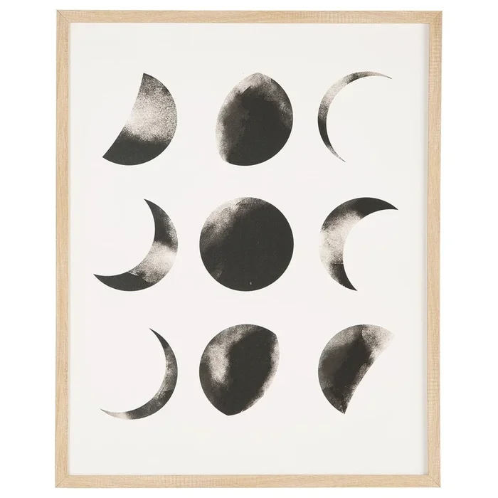 Shaydunn – Black/white – Wall Art – Moon