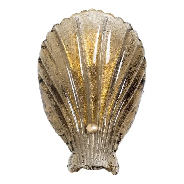 Shell Wall Light in Murano Glass, 1969