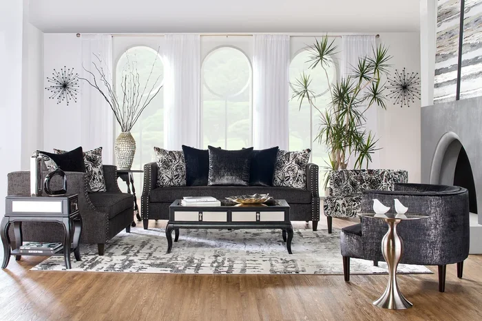 SIMONE ASH LIVING ROOM SET