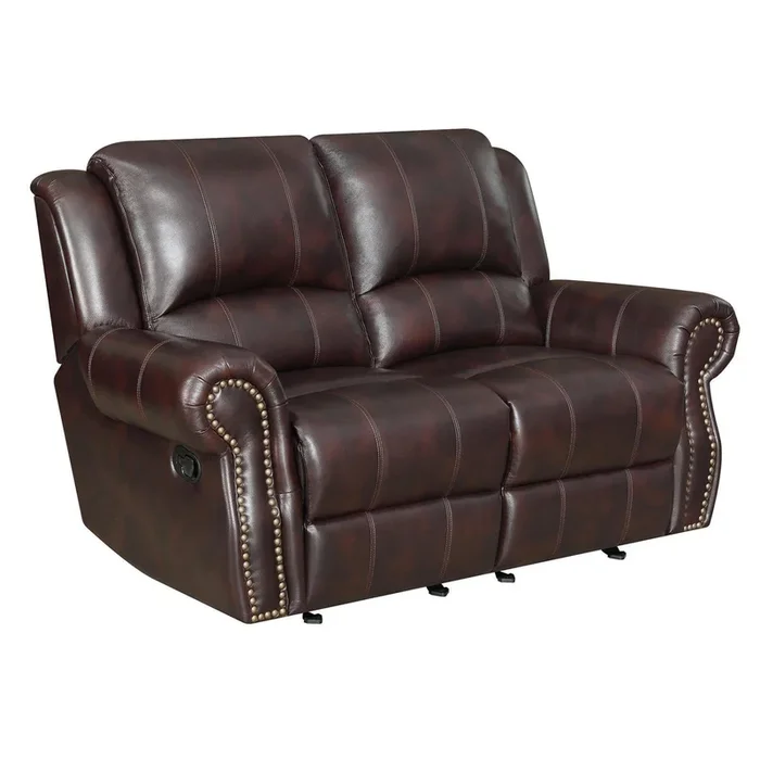 Sir Rawlinson Motion Collection – Glider Loveseat – Dark Brown