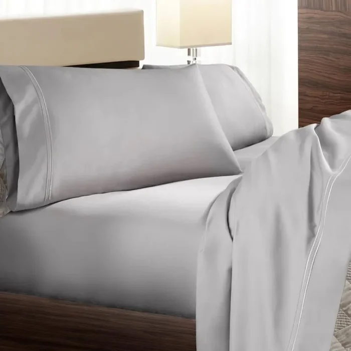 Soft Touch TENCEL™ Modal Sheets, Dove Gray – Twin PCSM-T-GY by PureCare at Old Brick Furniture & Mattress Co.