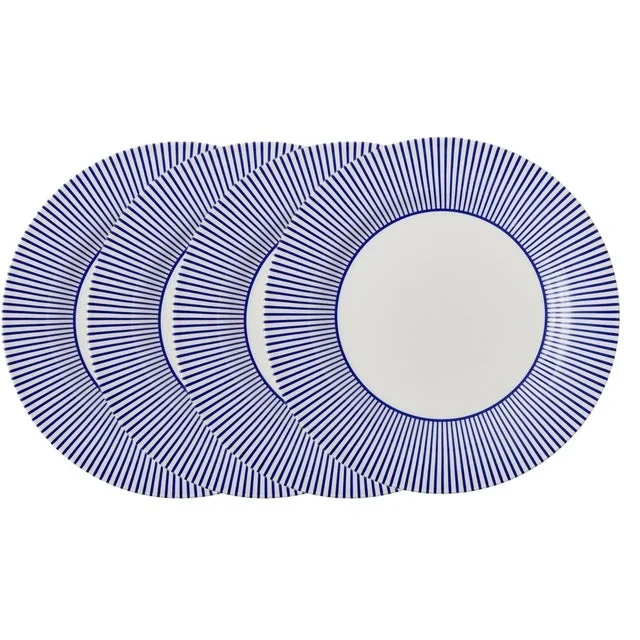 Spode Steccato Dinner Plates, Set of 4
