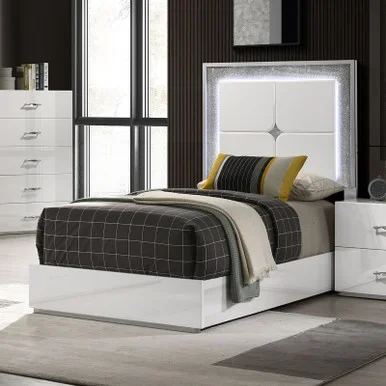 Stoholm 4 Pc. Twin Bedroom Set / FM72000WH-T-4PC