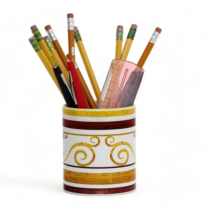 SUBLIMART: Ricco Italia Tumbler Yellow/Maroon – by Mario Bruno (Design 6405)