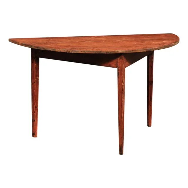 Swedish Demi-Lune W/Origiginal Falu Red Finish