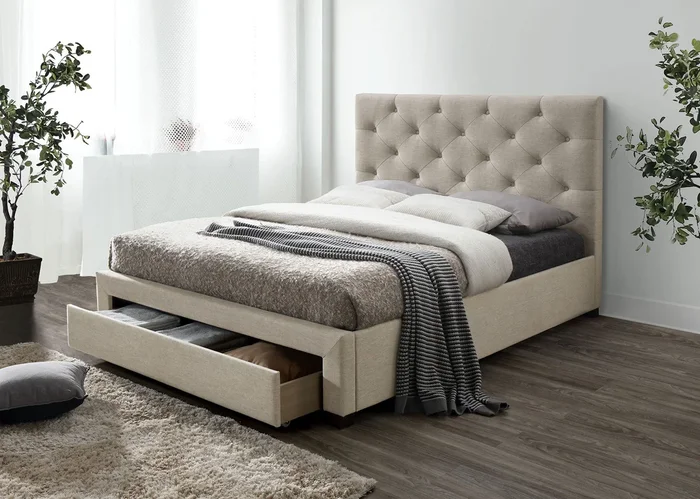 Sybella Beige Twin Bed