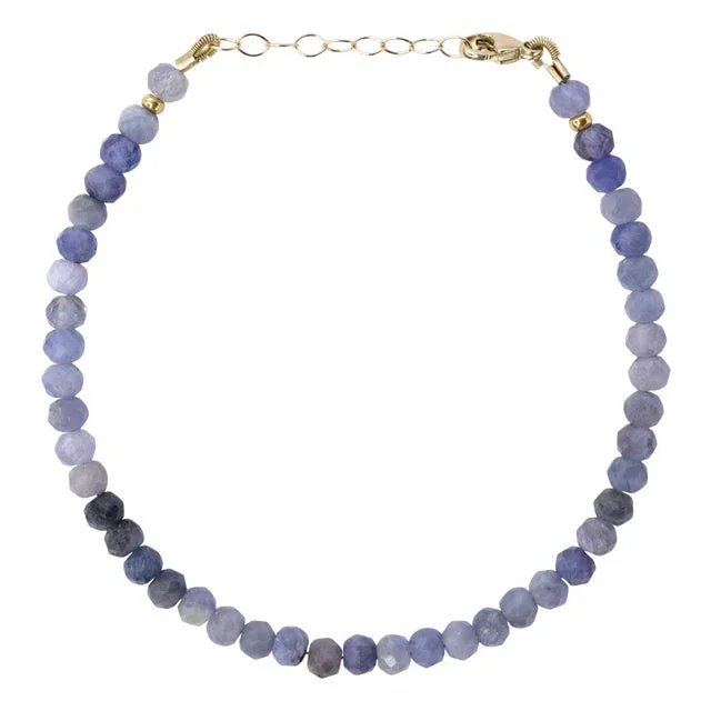 Tanzanite Bracelet 14k Gold – by Bombyx House