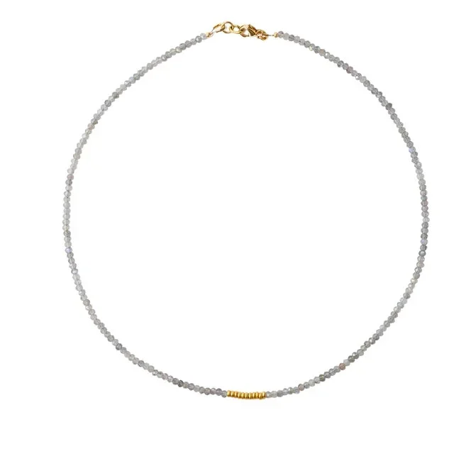 Tiny Labradorite Necklace