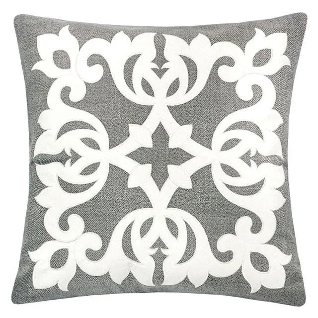 Trudy Silver 20″ X 20″ Pillow, Silver