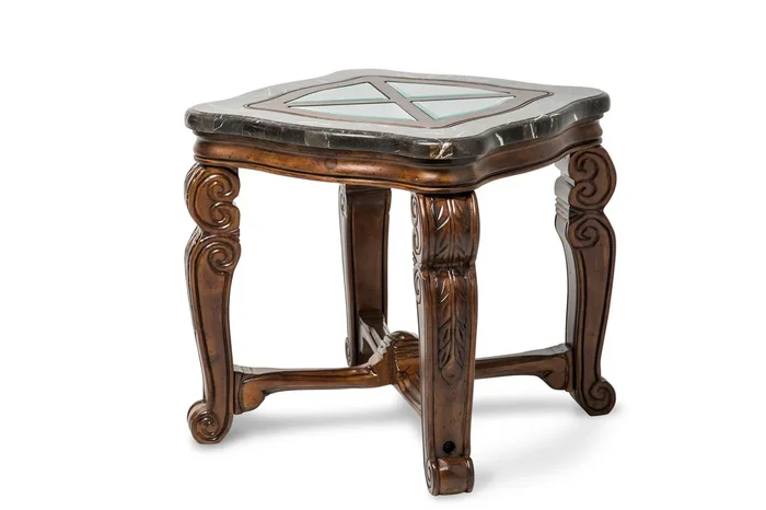 Tuscano Melange End Table in Melange