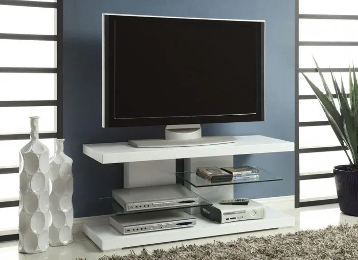 Tv Stand in white finish