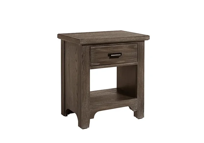 Vaughan-Bassett Bungalow 1 Drawer Nightstand in Folkstone