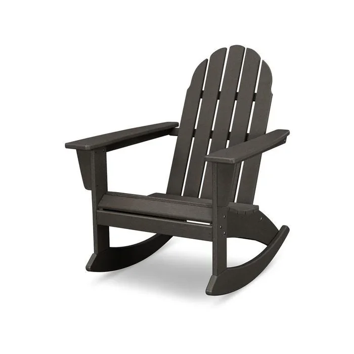 Vineyard Adirondack Rocking Chair in Vintage Coffee
