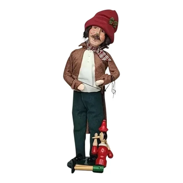 Vintage 1996 Byers’ Choice Carolers Cries of London Puppeteer Vendor