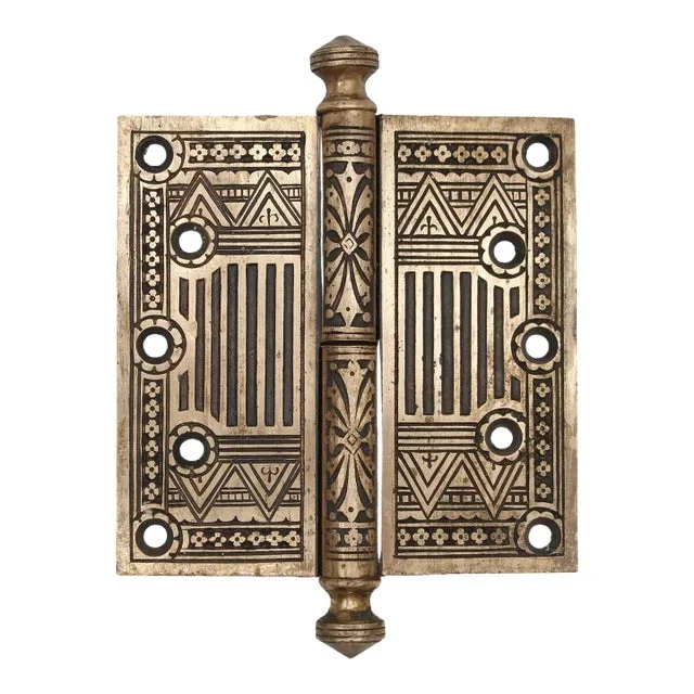 Vintage Aesthetic 5 X 5 In. Bronze Right Butt Door Hinge
