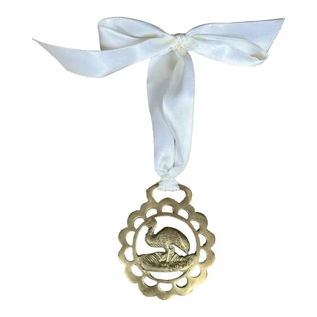 Vintage English Horse Brass Ornament