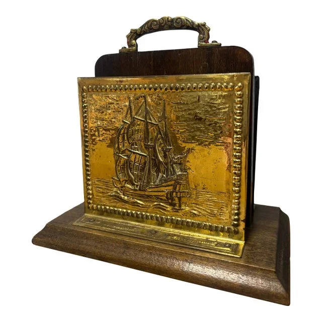Vintage English Ship Letter Rack