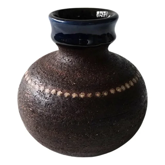 Vintage Handmade Ceramic Urn from Gabriel, Sweden, 1960s