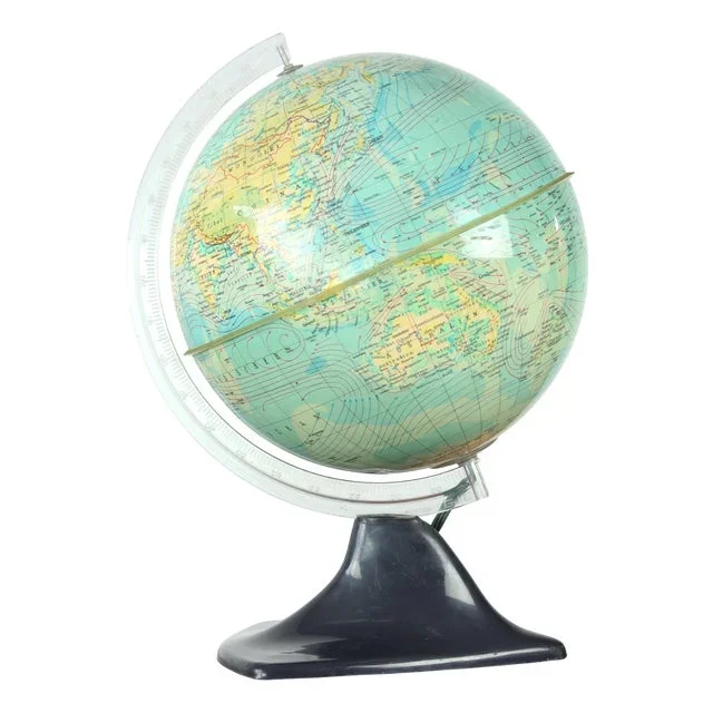 Vintage Illuminating Plastic Globe, Former Czechoslovakia, 1960s