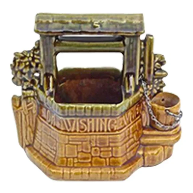 Vintage McCoy Wishing Well Ceramic Cachepot