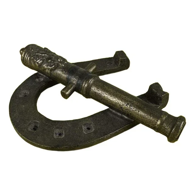 Vintage Metal Horseshoe Paperweight