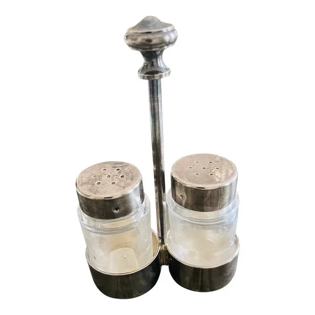 Vintage Salt and Oepper Shakers Silverplate