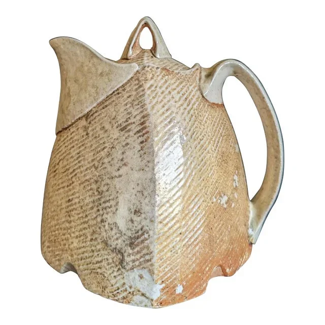 Vintage Signed Studio Art Pottery Tea Pot