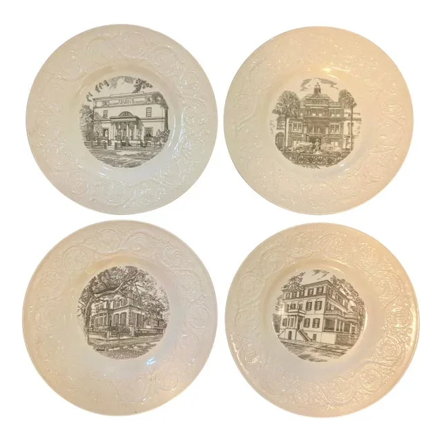 Vintage Wedgwood Etruria “Savannah, Ga” Collection for Levy Jewelers – Set of 4