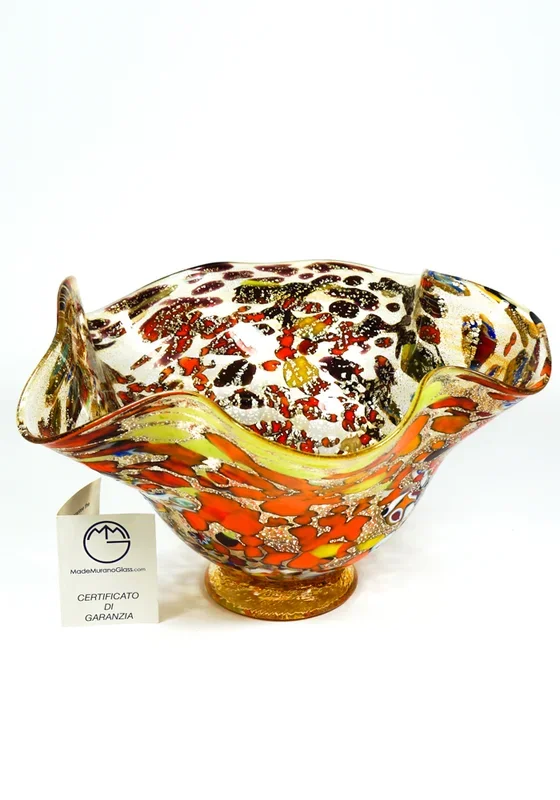 Vivi – Coppa In Vetro Di Murano Ambra “Fantasy”