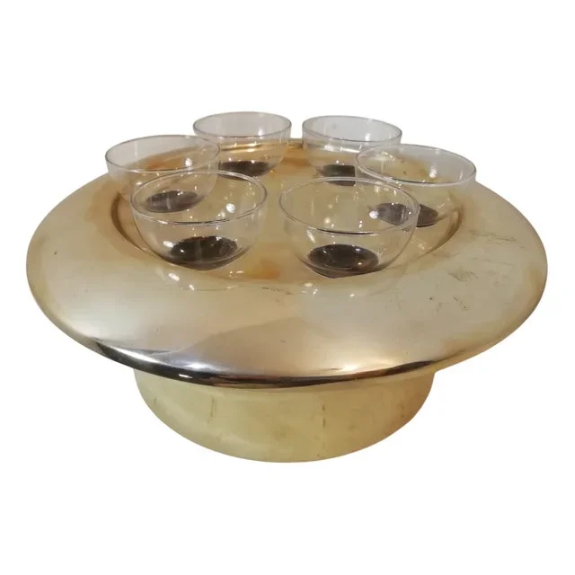 Vodka Set by Lino Sabattini, Italy, 1960s, Set of 7