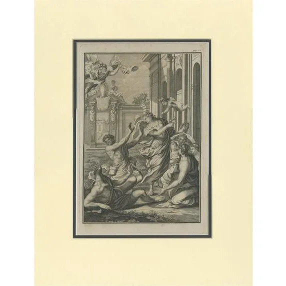 Volckamer, Illustration of Flora Turning Limace Into a Slug, 1710, Print