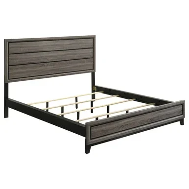 Watson Wood California King Panel Bed Grey Oak / CS-212421KW