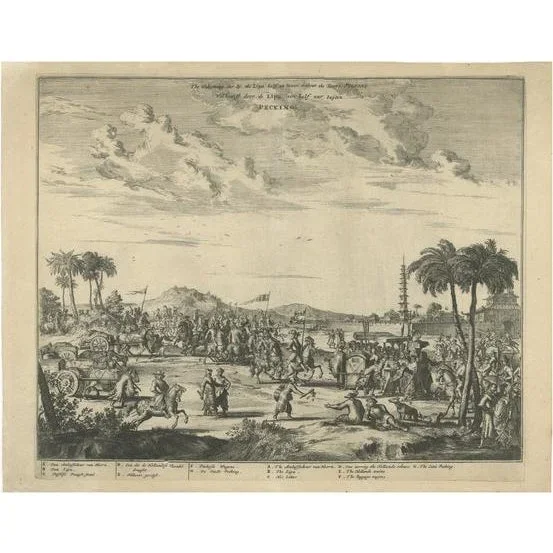 Welcoming of the Dutch Ambassador Near Peking, Paper