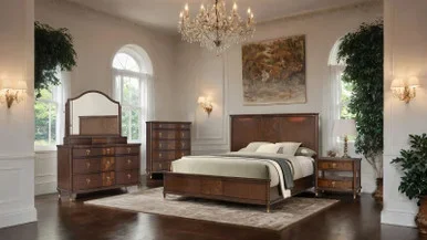 Westerham 4 Pc. Queen Bedroom Set / FM74001CH-Q-4PC