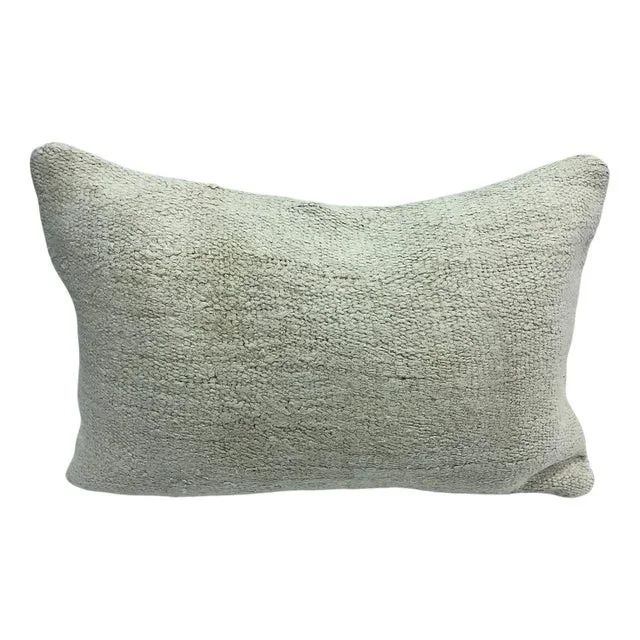 White Anatolian Hemp Cushion Cover, 1960