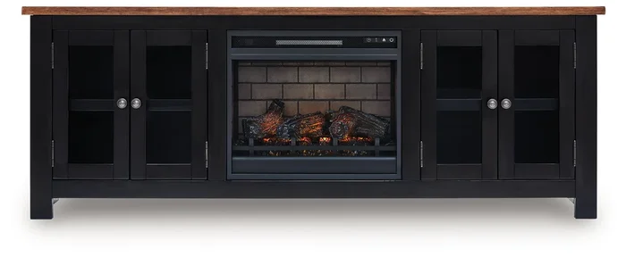 Wildenauer – 76″ TV Stand With Electric Fireplace