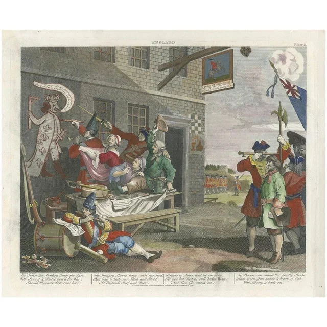 William Hogarth, England, 1799, Print