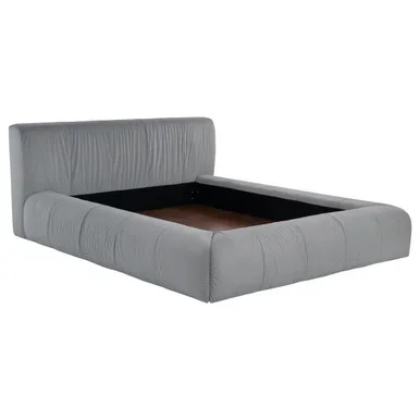 Wilshire Upholstered Eastern King Platform Bed Grey / CS-315981KE